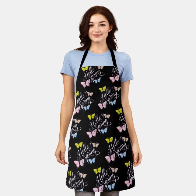 Delantal Butfly Hello Spring (Gastado)