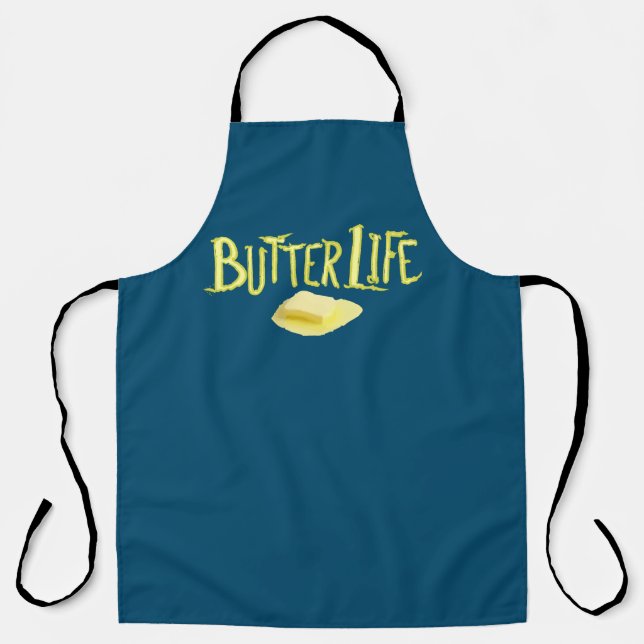 Delantal Butter Life Verde azulada BG (Anverso)