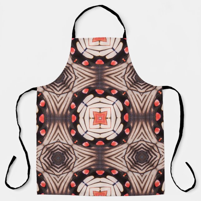 Delantal Butterfly, Beautiful seamless pattern made from bu (Anverso)