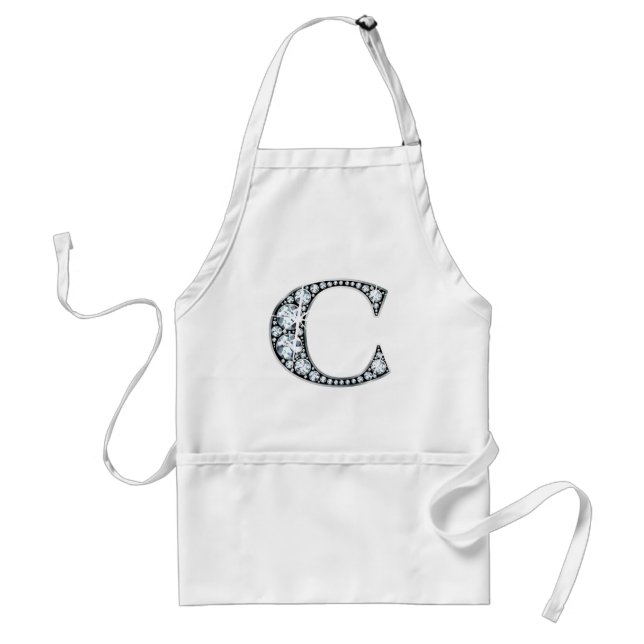 Delantal "C" Diamond Bling Apron (Frente)