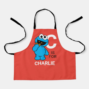 Delantal C es para Cookie Monster   Añadir su nombre