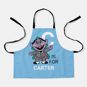 Delantal C es para Count von Count Añadir su nombre