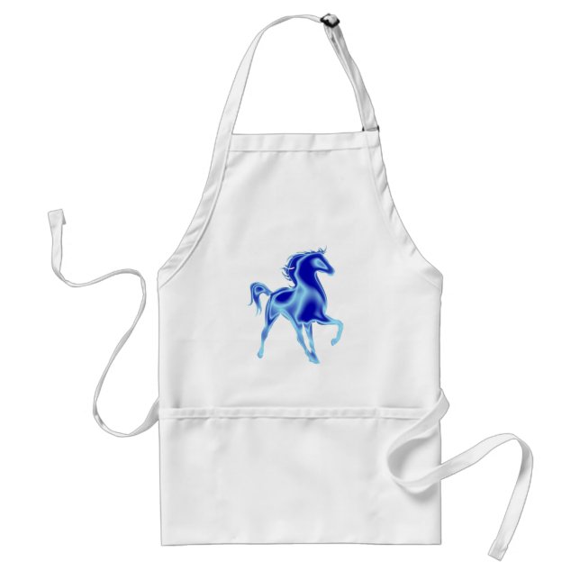 Delantal Caballo azul (Frente)
