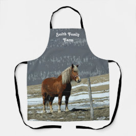 Delantal Caballo Borrador Belga En Apron Paddock