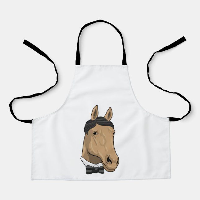 Delantal Caballo como Caballero con corbata (Anverso)