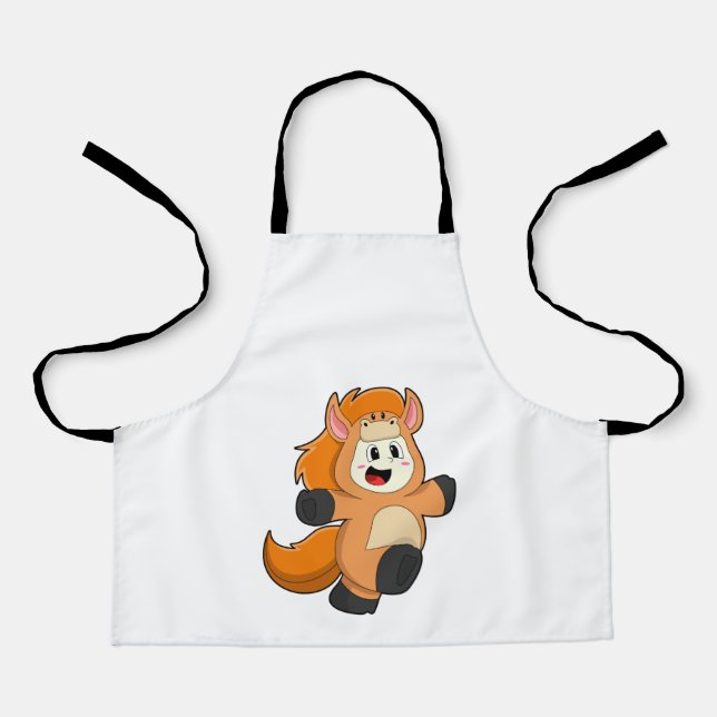 Delantal Caballo con disfraz (Anverso)