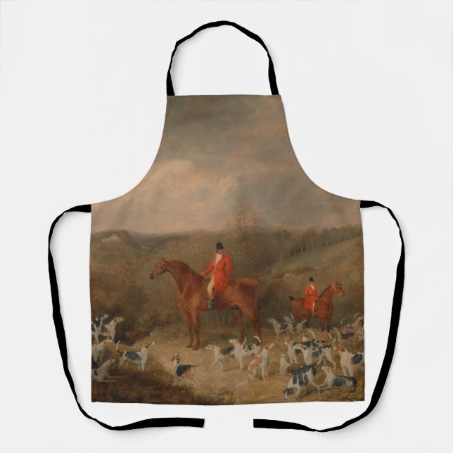 DELANTAL CABALLOS Y HOUNS APRON (Anverso)