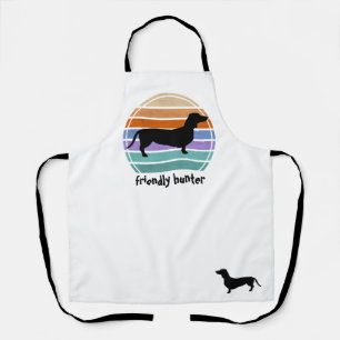 Delantal Cabello corto de Dachshund - Silhouette 1