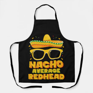 Delantal Cabello pelirrojo no promedio Mexicano Cinco De Ma