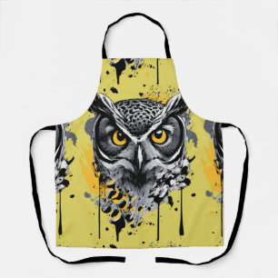 Delantal Cabeza de búho - Apron de búho - Aprones de lechuz