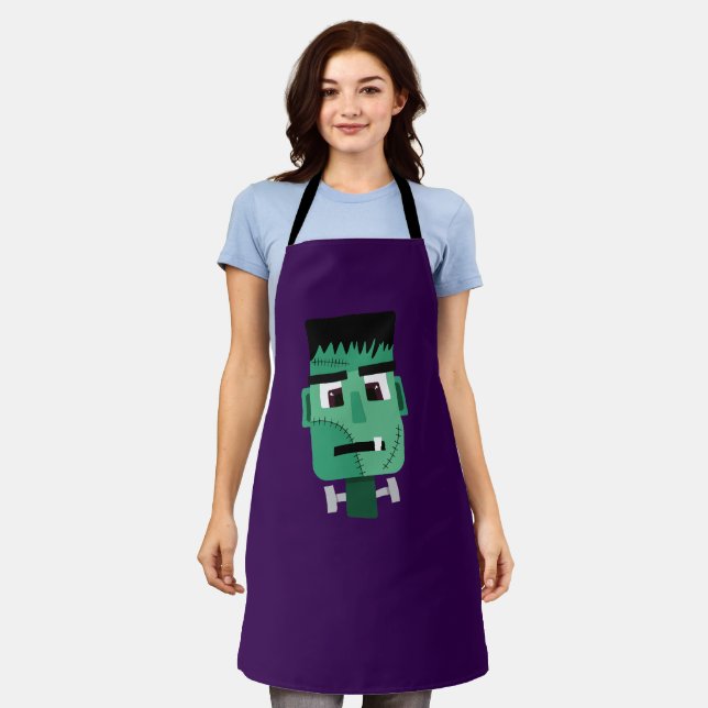 Delantal Cabeza del Monstruo de Frankenstein (Gastado)