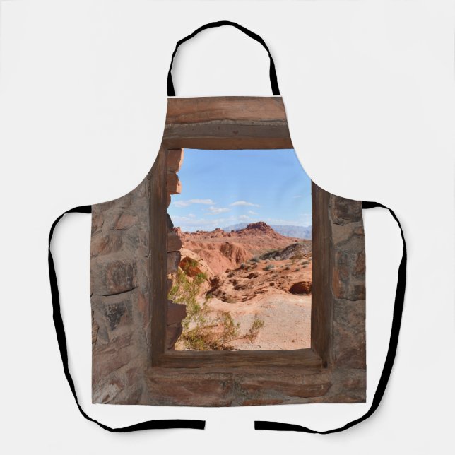 Delantal Cabinas interiores con vistas al Valle del Fuego (Anverso)