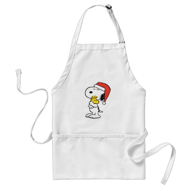 Delantal Cacahuetes | Abrazos de vacaciones Snoopy & Woodst (Frente)