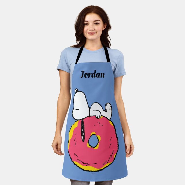 Delantal Cacahuetes | Donut rosado Snoopy (Gastado)