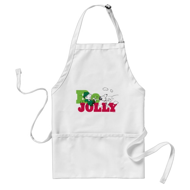 Delantal Cacahuetes | Linus & Snoopy Be Jolly (Frente)