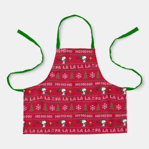Delantal Cacahuetes Navidades Snoopy y Woodstock Sweater