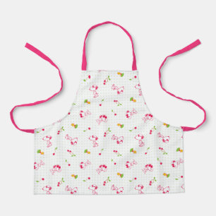 Delantal Cacahuetes   Patrón de cerezo Snoopy y Woodstock