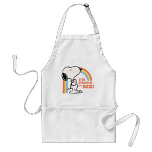 Delantal Cacahuetes   Snoopy Estoy orgulloso de mí