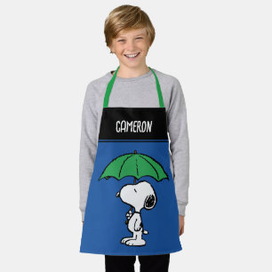 Delantal Cacahuetes   Snoopy Green Umbrella