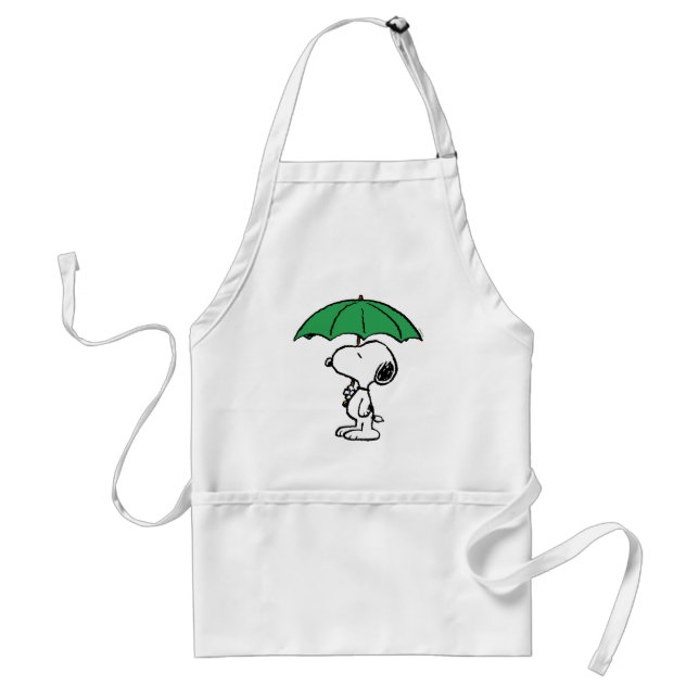 Delantal Cacahuetes | Snoopy Green Umbrella (Frente)