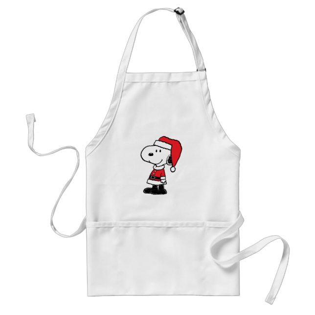 Delantal Cacahuetes | Snoopy Santa Claus (Frente)