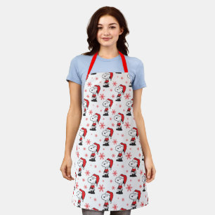 Delantal Cacahuetes   Snoopy Santa Claus