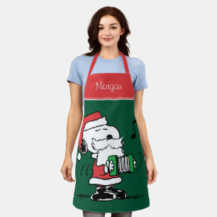 Delantal Cacahuetes   Snoopy Santa Claus Accord