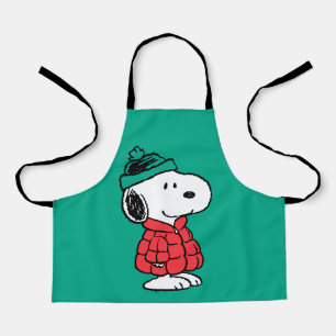 Delantal Cacahuetes Snoopy Winter Coat & Gorra