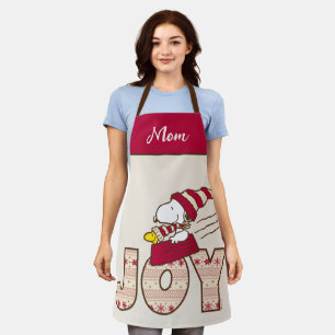 Delantal Cacahuetes   Snoopy & Woodstock Joy Sled Ride