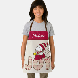 Delantal Cacahuetes   Snoopy & Woodstock Joy Sled Ride