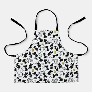 Delantal Cacahuetes   Snoopy & Woodstock Shadow Pattern