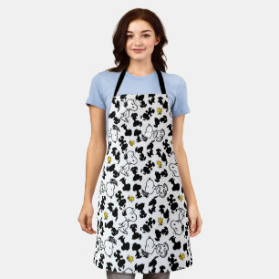 Delantal Cacahuetes   Snoopy & Woodstock Shadow Pattern