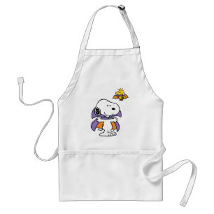 Delantal Cacahuetes Snoopy Woodstock Vampiro Halloween