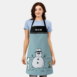 Delantal Cacahuetes Snowman Snoopy y Woodstock Añadir n