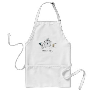 Delantal Cacahuetes Snowman Snoopy y Woodstock Añadir n