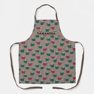 Delantal Cacao caliente personalizado y aguardiente marshma