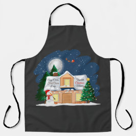 Delantal Cacao caliente y películas favoritas para Navidade