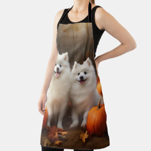 Delantal Cachorro Eskimo Americano Otoño Delicia Calabaza
