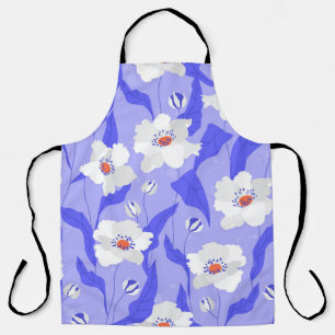 Delantal Cachorros blancos: Púrpura sin piel