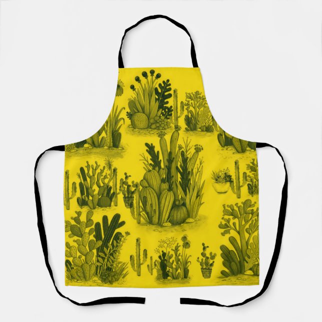Delantal cactus (Anverso)