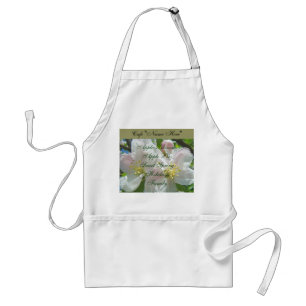 Delantal Cafe aprons Apple Flores Apple Pie Sweet Spring