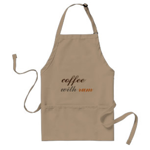 Delantal Café con Rum Print Standard Apron