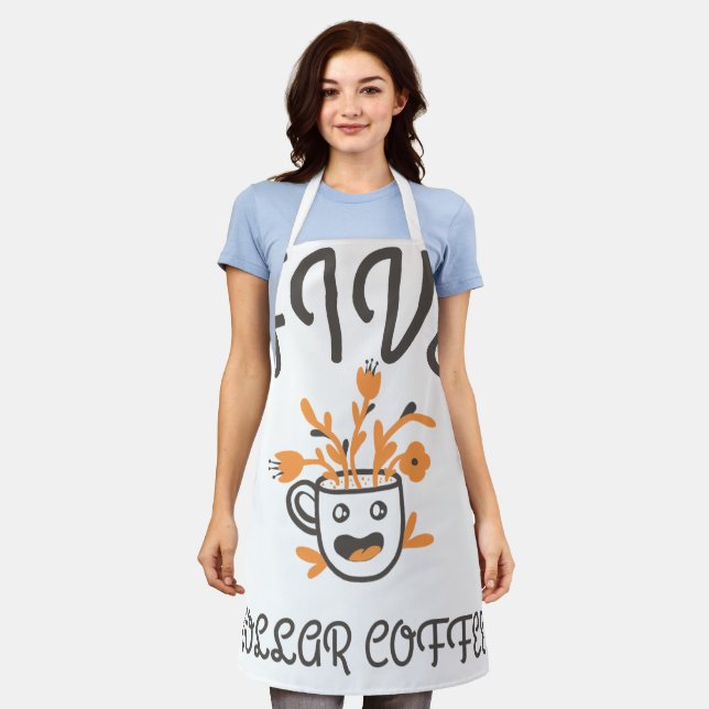 Delantal Café de cinco dólares (Gastado)