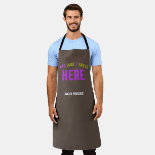 DELANTAL CAFÉ DE PERSONALIZABLE ESTILO MODERNO VERIFICADO M