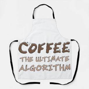 Delantal Café El Algoritmo Definitivo Divertido Programador