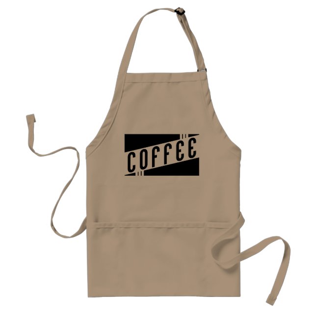 Delantal café retro (Frente)