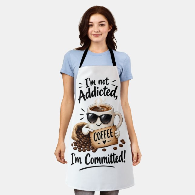 Delantal Caféholico Café  (Gastado)