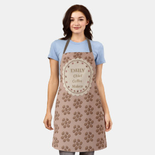 Delantal Cafetera personalizada para el jefe de la cafetera