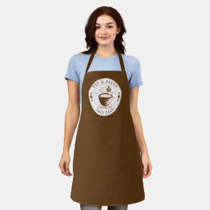 Delantal Cafetería Café o Bar Personalizado Barista Aprons