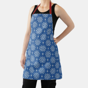 Delantal Caída de Nieve Tejida